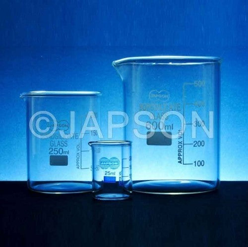 Beaker, Low Form as per IS 2619 or ISO 3819 or DIN 12331 Beaker, Low Form as per IS 2619 or ISO 3819 or DIN 12331
